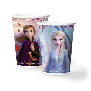 COPO PAPEL 180ML FROZEN II C/8UN REGINA