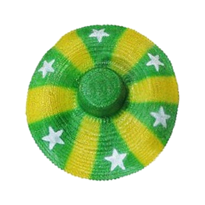 CHAPEU MEXICANO COPA VERDE AMARELO