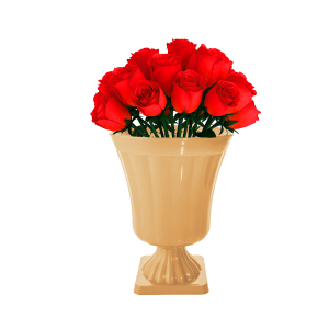 VASO DECORATIVO GREGO CREME ROFIDA