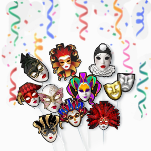 ENFEITE PALITO CARNAVAL - KIN FESTAS