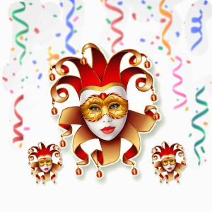   ALERQUINA DOURADA E VERMELHA - KIN FESTAS