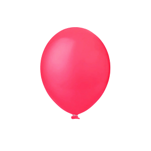 BALÃO 09 LISO REDONDO VERMELHO RUBI C/50 - KIN FESTAS