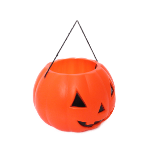 Balde Abóbora c/Alça decoração halloween
