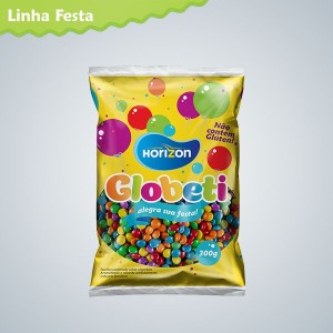 PASTILHA GLOBETI SABOR CHOCOLATE SORTIDA 300G HORIZON