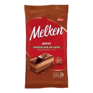 CHOCOLATE GOTAS AO LEITE MELKEN 2,1KG HARALD - KIN FESTAS